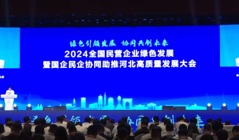 蓝海智库应邀参加2024全国民营企业绿色发展大会暨国企民企协同助推河北高质量发展大会